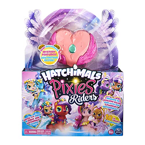 Hatchimals Pixies Riders, Radiant Roxy Pixie And Tigrette Glider Set With Mystery Feature #TOP1