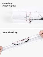 Vista 32 de COPOZZ Gorros de natación para adultos, de silicona, impermeable, cómodo, gorro de natación para cabello largo y corto