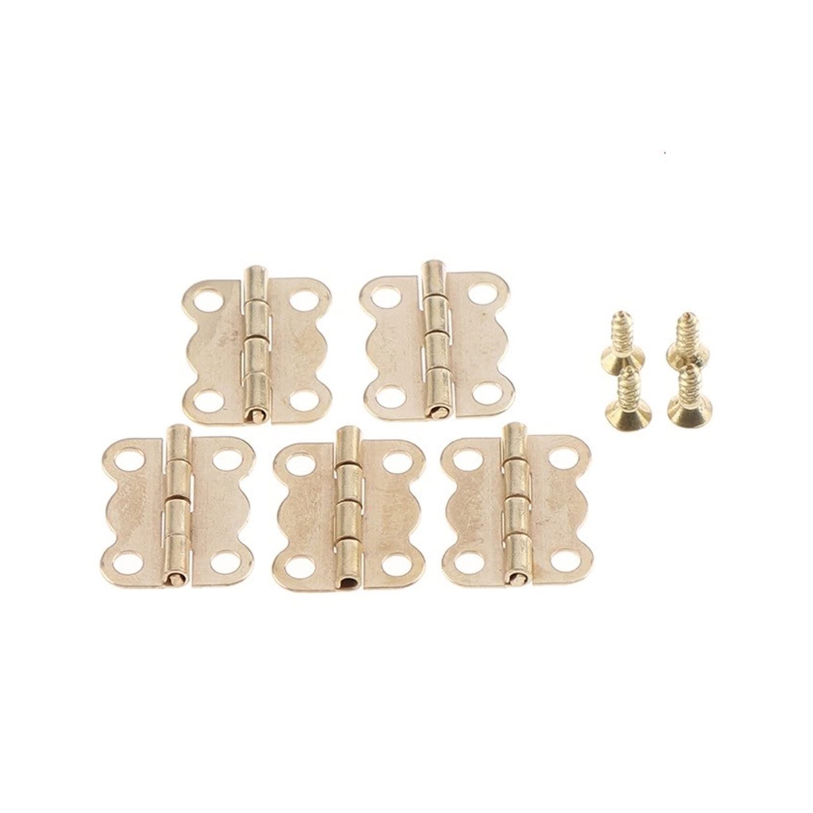 Nvsfzgiyg Silver Hinges 20Pcs/Lot 16 * 14Mm Antique Cabinet Furniture Accessories Jewelry Boxes Hinge(Silver)