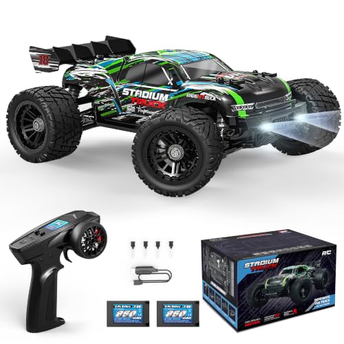 HAIBOXING Voiture T&eacute;l&eacute;command&eacute;e 4WD 1:18 RC Voiture 36 km/h High Speed RC Truggy 2,4 GHz Tout Terrain Radio-t&eacute;l&eacute;commande &eacute;tanche V&eacute;hicule &eacute;lectrique RTR Jouets