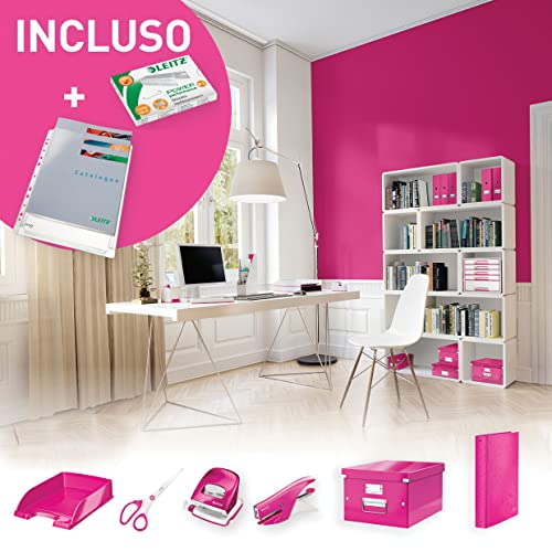 Leitz WOW Home Office Kit, Raccoglitore 4 Anelli