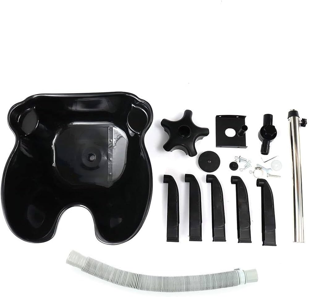 移動可能なブラックシャンプー台 place (プレイス) 移動式簡易シャンプー台 ブラックの通販