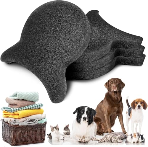 Pet Hair Remover for Laundry, Reusable Dog & Cat Hair Remover Tool, Effectively Removes Pet Hair, Lint and Dander from Bedding and Clothing, Suitable for Washing Machines, Dryers 4PCS