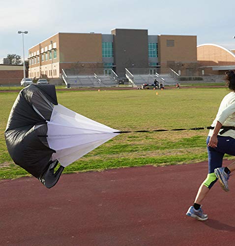CANPPNY Speed Agility Training Kit—Includes Agility Ladder with Carrying Bag, 5 Disc Cones, Resistance Parachute.Use Equipment to Improve Footwork Any Sport.