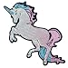 Seventopia Unicorn Sequin Embroidered Patches Applique 2 Pack DIY Sew Iron on Large Patches for Backpacks, Handbags
