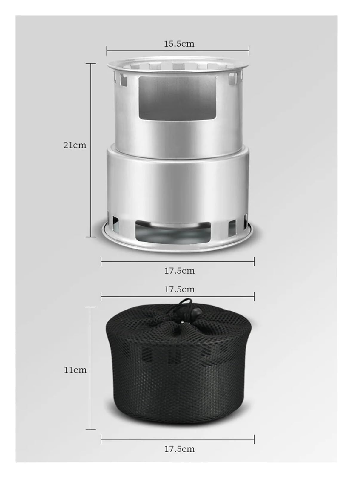 Brasero Exterieur Chauffages d'extérieur Portables, cheminées, poêles à Bois, de pêche, Camping et Pique-Nique, Chauffage Pliable Multifonction