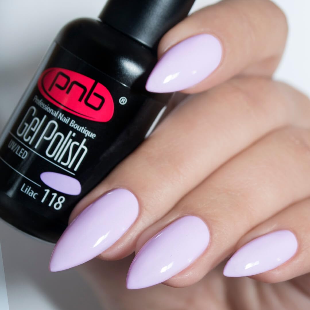 PNB Purple lilac gel nail polish 118