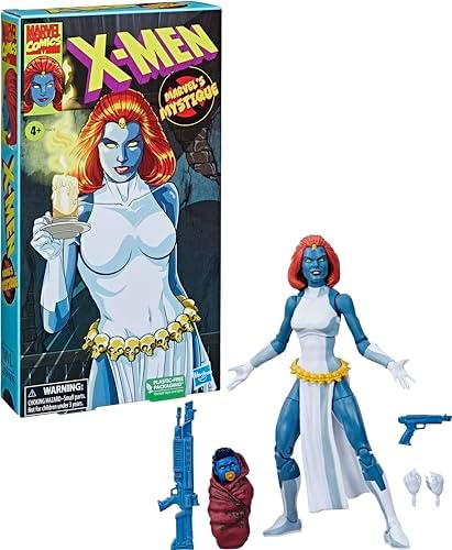 Marvel Legends X-Men Animated Series VHS Box Mystique Action Figure