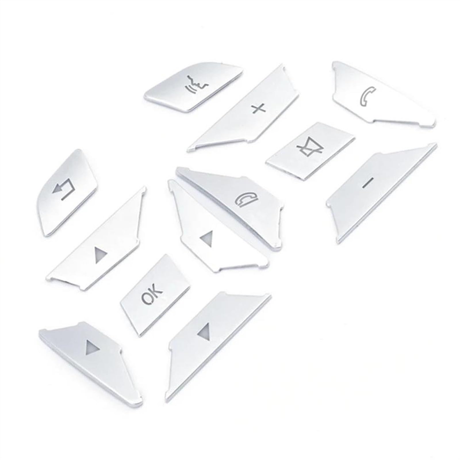 Stickers interrupteurs volant Mercedes Classe ML GL SL SLK 2012-2015 - 2