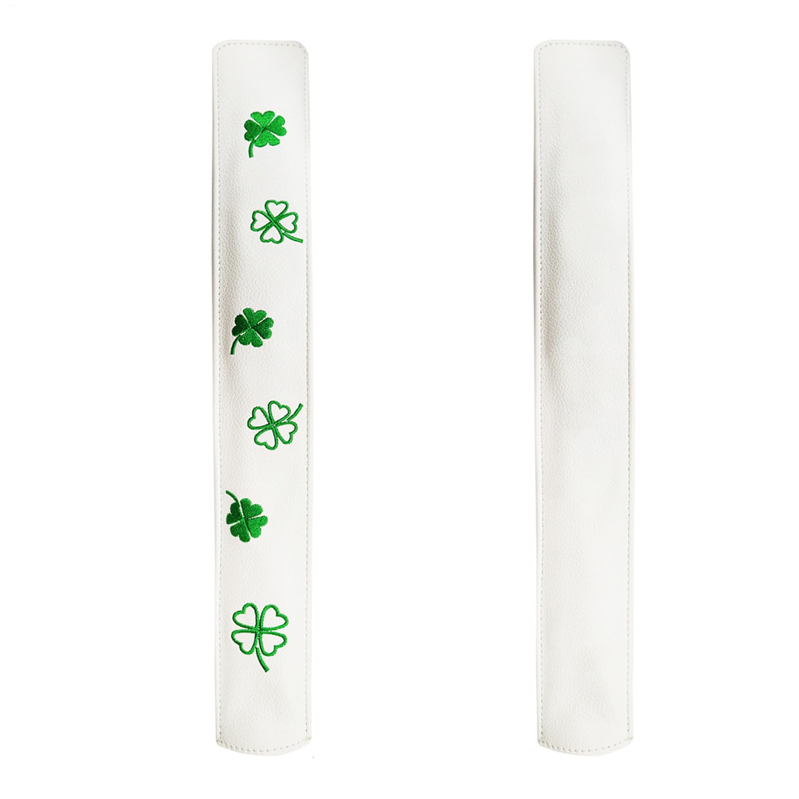 Stick Cover - Golf Gold Guard, PU Leather Mangeave | Design a quadrifoglio fortunato per aste di allineamento, protezione per asse da golf durevole, supporto per attrezzature sportive all'aria aperta