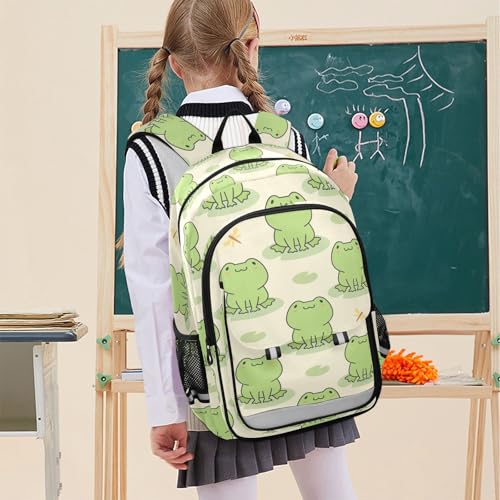 ALAZA Frog Kids Laptop Backpack 17 inch School Bookbag Back Pack Business Computer Bag Casual Daypack3