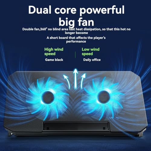 Ventilateur de refroidissement PC portable avec support USB et angle réglable pour bureau - 6