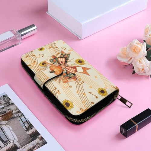Image of COEQINE Ladies Wallets Pink Leopard Heart Black Printed Leather Phone Long Clutch Purses Check Coin Change Holder