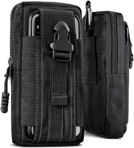 Étui tactique EDC pour LG G4 avec support ceinture et mousqueton de fixation