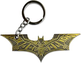 Involve DC Batman Metal Keychain - Pack of 2 |OFFICIAL Licensed DC MERCHANDISE from Warner Bros | Stylish & Durable Key Ring for Bike, Car | Keychain for Boys & Girls | batman car accessories