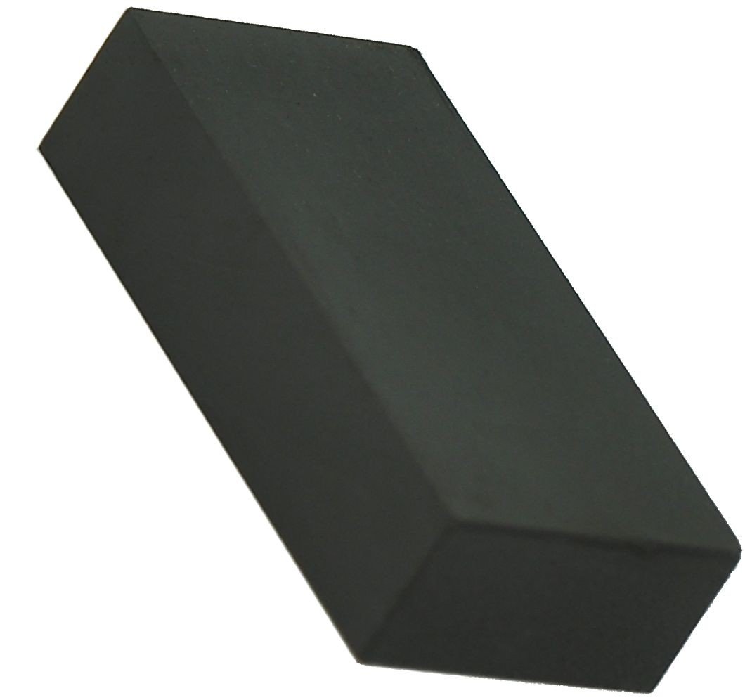 10 Pack Ceramic Magnets 2 x 1 x 1/2" Block - Ceramic/Ferrite Magnet, Grade C-11