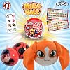 Miraculous Ladybug MiraBall, 3-in-1 Surprise, 4 Pack, Blind Box Toys for Kids - Collectable Characters from TV Shows - Metal Ball, Kwami Plush, Stickers, White Ribbon - Collect Them All