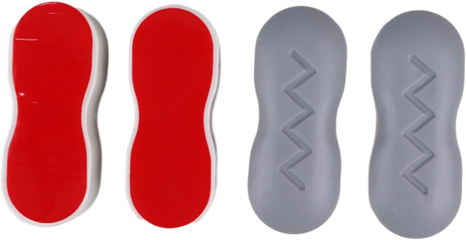SAZ DEKOR 4X Toilet Seat Buffers Shock Absorber Toilet Cover Gasket for Home Bathroom Style A