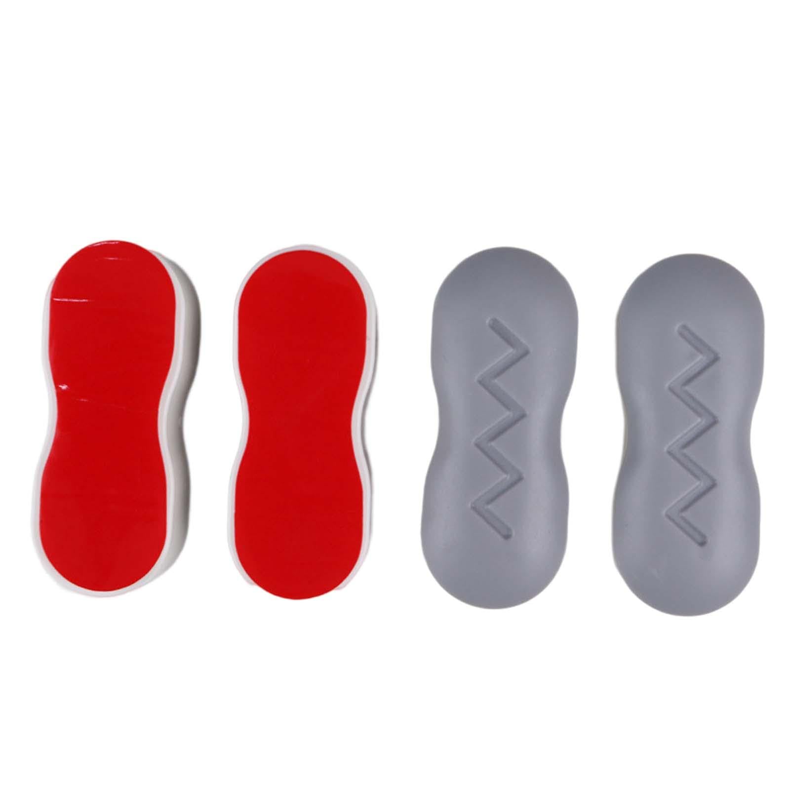 SAZ DEKOR 4X Toilet Seat Buffers Shock Absorber Toilet Cover Gasket for Home Bathroom Style A