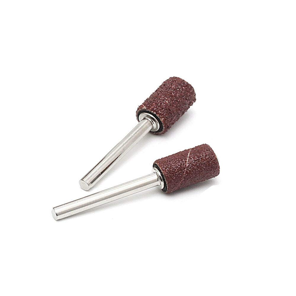 Kit di 200 nastri abrasivi con 4 mandrini, piccoli anelli di carta vetrata per la rimozione della ruggine del metallo, legno, lucidatura (80 #)
