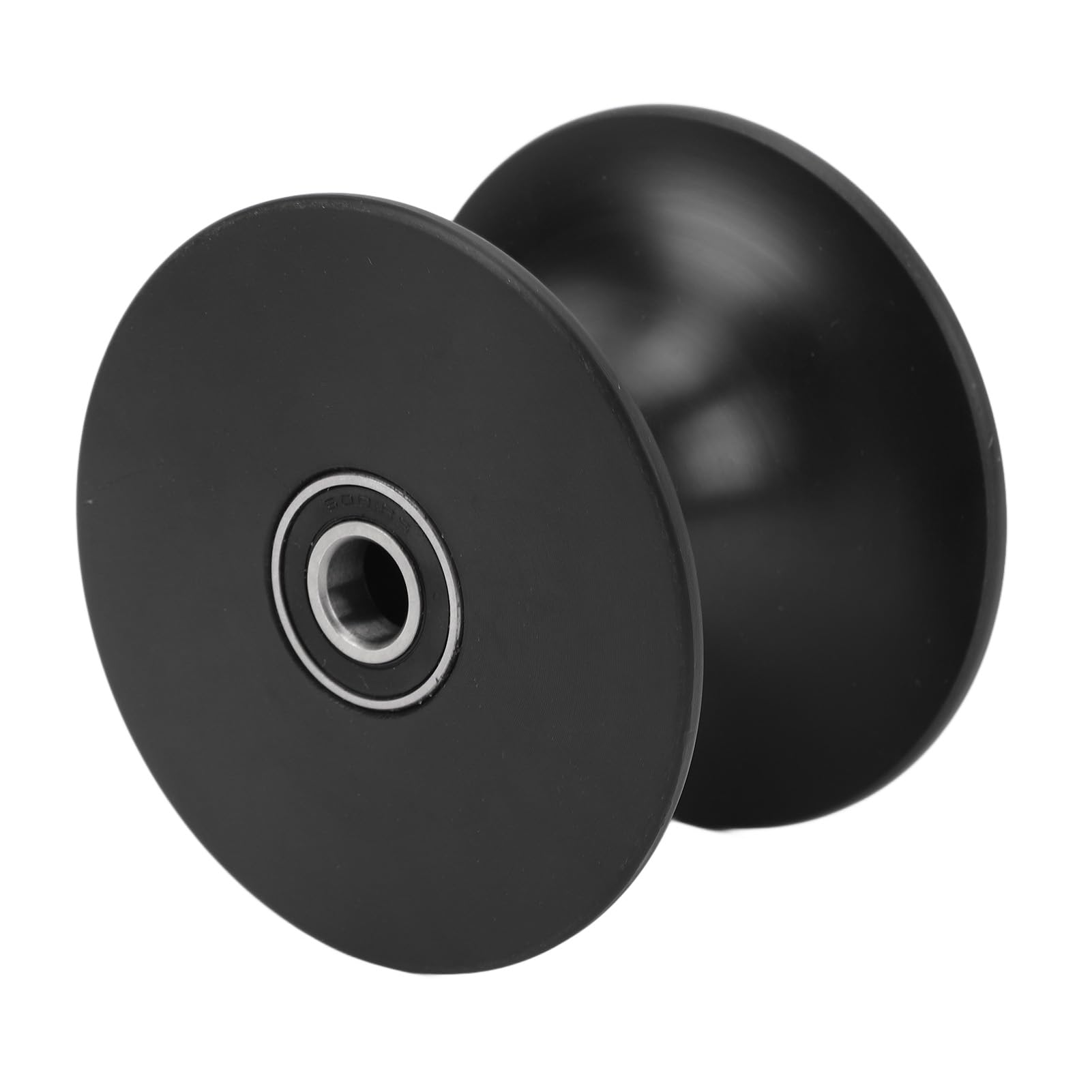 Rullo di prua premium per barca, 90 x 64 mm, per assorbimento degli urti, per barche, yacht e rimorchi, nero