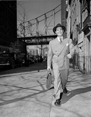 Posterazzi Man with Briefcase Poster Print 18x24