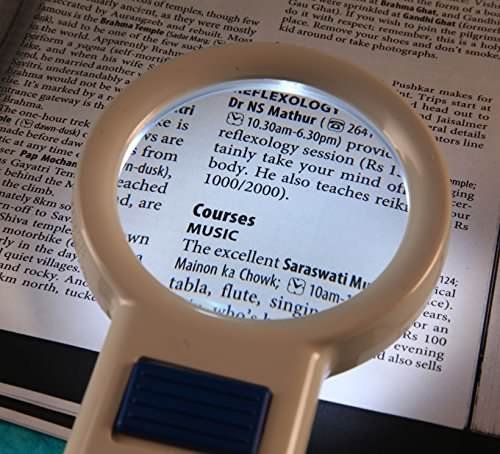 Catchex Handheld LED Reading Magnifier Lens - Magnifying Glass with Built in 10 LED Lights Jewelry Loupe 1