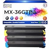 Pack complet Noir Cyan Magenta Jaune pour impressions bureautiques et professionnelles