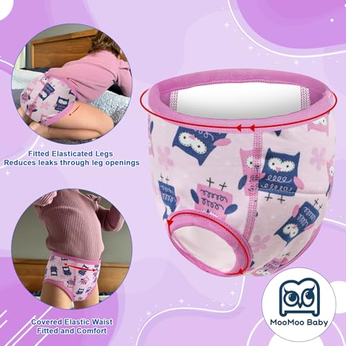Image of MooMoo Baby Cotton Training Underwear for Boys and Girs 2T-6T,4pk