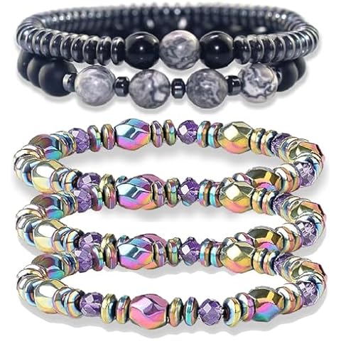 STCORPS7 Premium Magnetic Bracelets for Women & Men - Classic & Multicolor Magnetic Bracelet Set Cover
