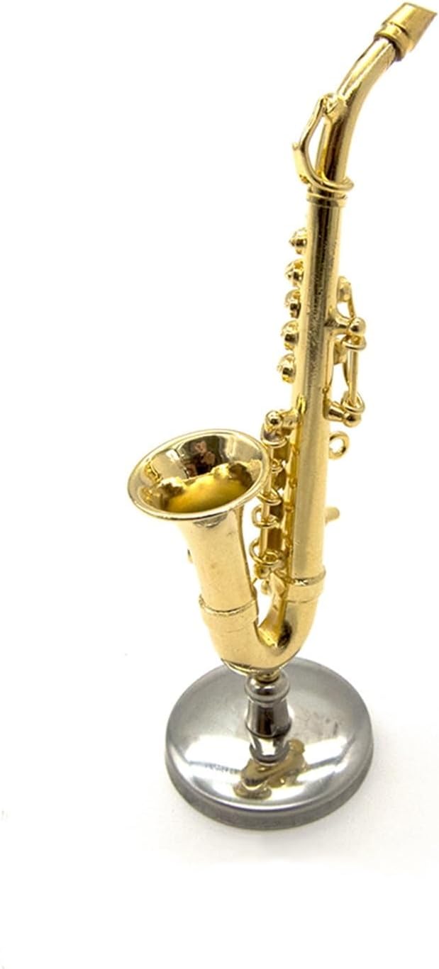ミニチュア楽器モデル ミニチュア銅アルトサックスミニ楽器モデル家の装飾用