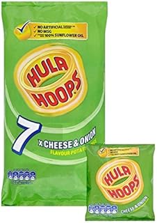 Hula Hoops Cheese & Onion - 24g x 6 Per Pack