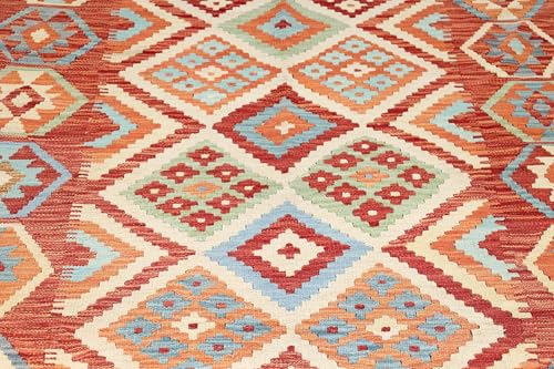 Kilim Afghan 122x174 authentique tapis d'orient laine durable