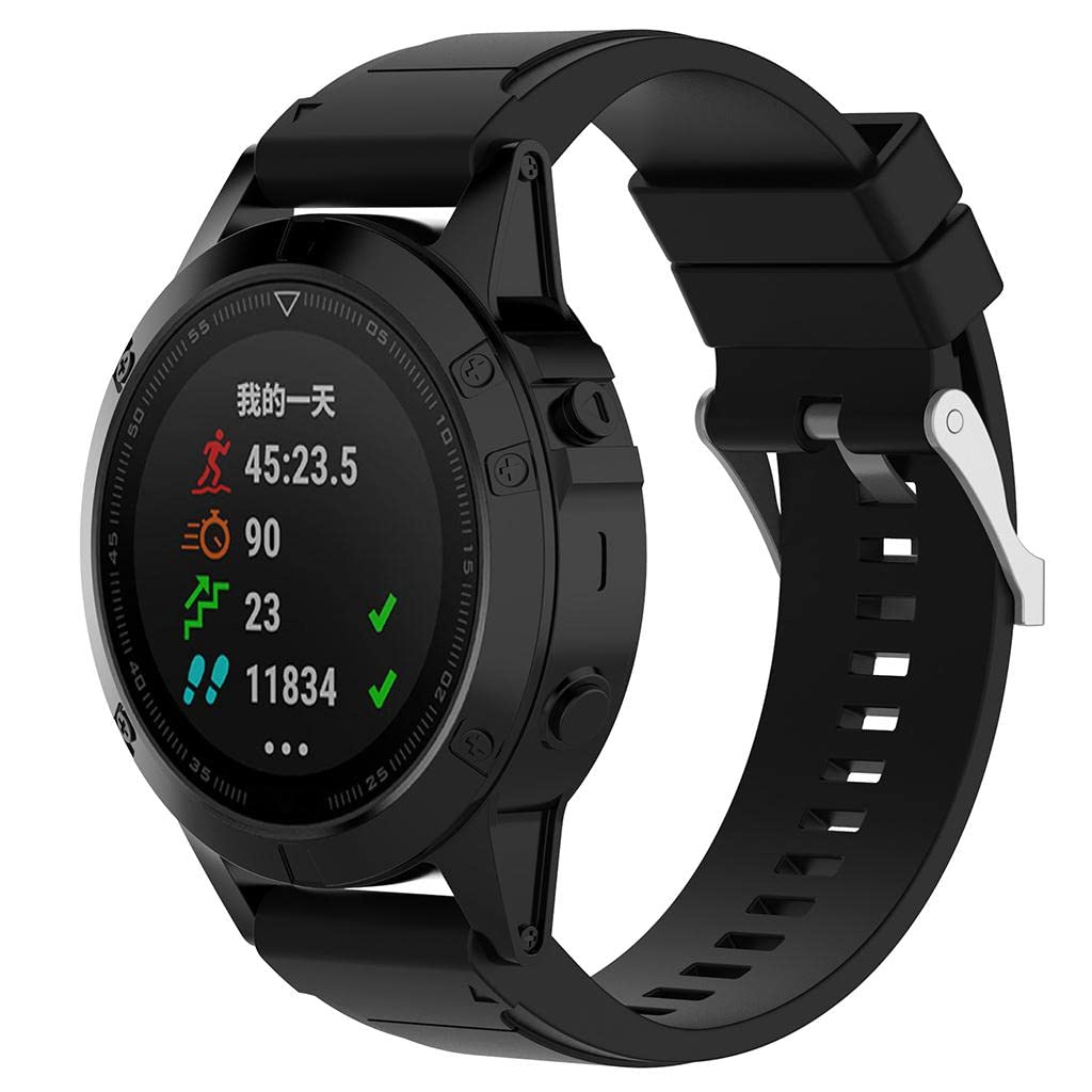 See full amazon price history chart for UJEAVETTE® Silicone Wrist Band Replacement Strap For Garmin Fenix 5X Smart Watch Black UJEAVETTE® Silicone Wrist Band Replacement Strap For Garmin Fenix 5X Smart Watch Black (B0BLH28CNZ) Amazon Price History, Amazon Price Tracker