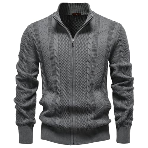 Cárdigan de punto para hombre ideal para oficina y paseos