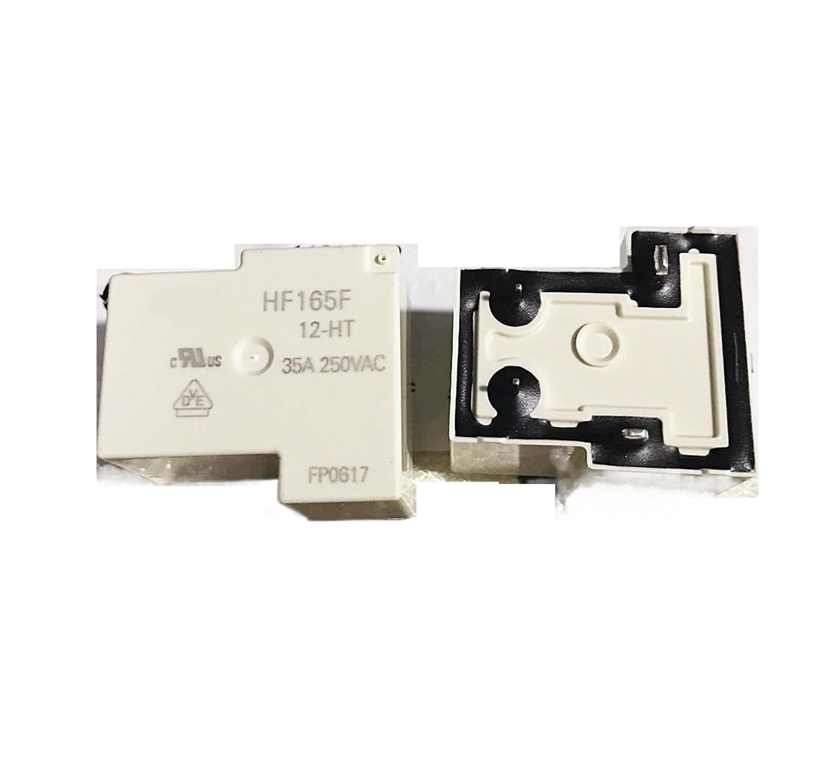Relé solar de potencia 35A HF165F-12-HT de 4 pines para caravanas y sistemas 12V 2