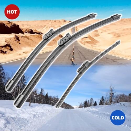 Wiper Set essuie-glace 26 20 13 pouces de remplacement Windshield Window - 2