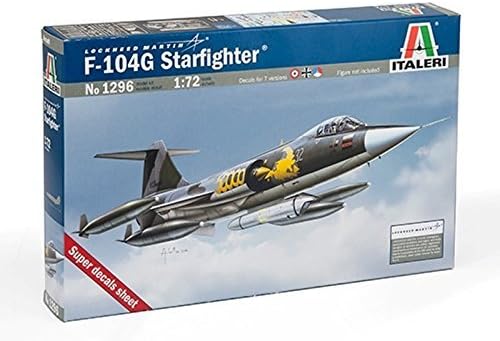 Italeri 1:72 F-104 G Starfighter Lockheed Martin - Plastic Model Kit #1296