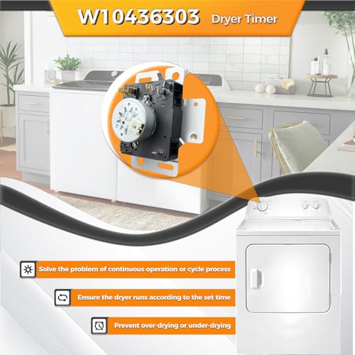 Minuteur sèche-linge W10436303 programmateur compatible Maytag Inglis - 7
