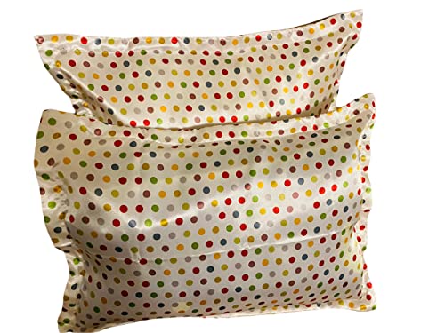 Image of Satin Pillowcase for Baby Girls, Boys,Toddler Bed, daybed to retain Hair Moisture Size (Toddler Pillowcase13 x 18 inches, Polkadots)