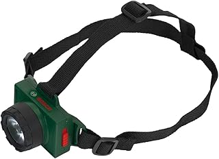 Theo Klein 8758 Bosch Headlamp with Adjustable Headband I Battery Operated I Head Pad for Comfort I Toys for Children Aged 3 and Over