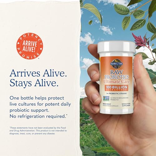 Garden of Life Raw Probiotics Ultimate Care, 100 B CFU, Shelf Stable, 30ct - image 9