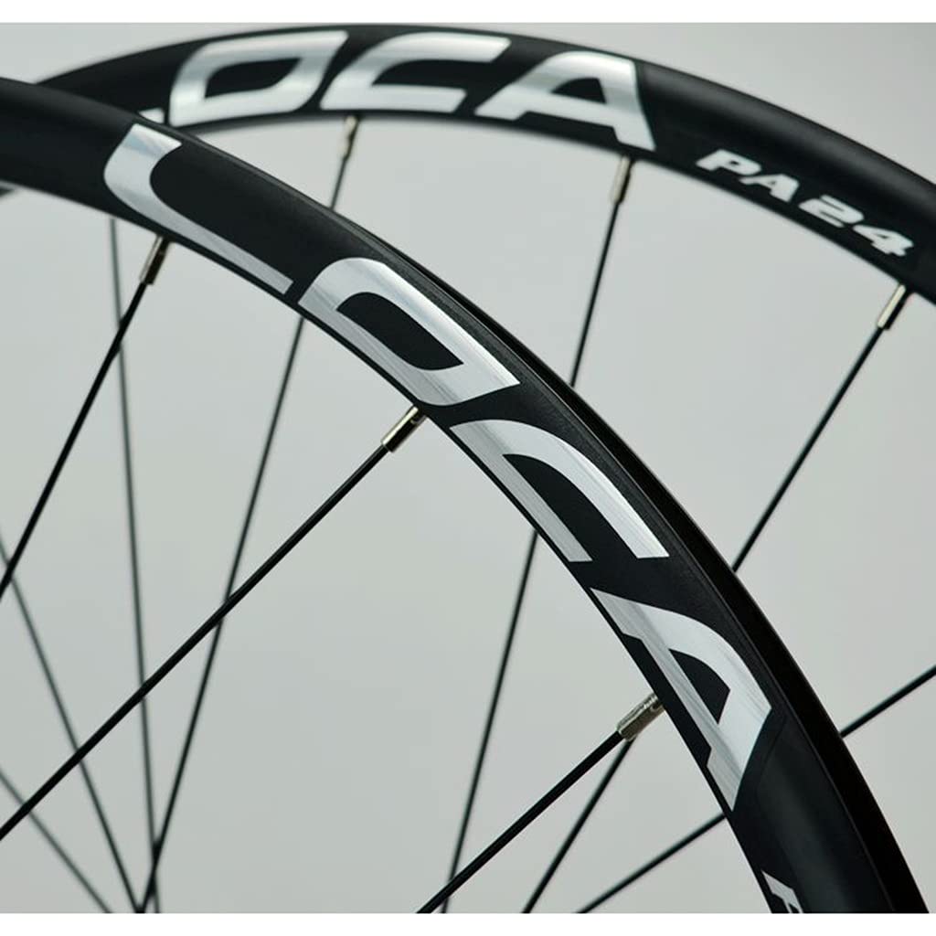 TUJISEK MTB Ruote 26/27.5/29 Pollici Rilascio Rapido Freno A Disco Ciclismo da Montagna Rim Ruote per 7 8 9 10 11 12 velocità Cassetta Ruota Libera 24 Buche(Silver 1,27.5in)