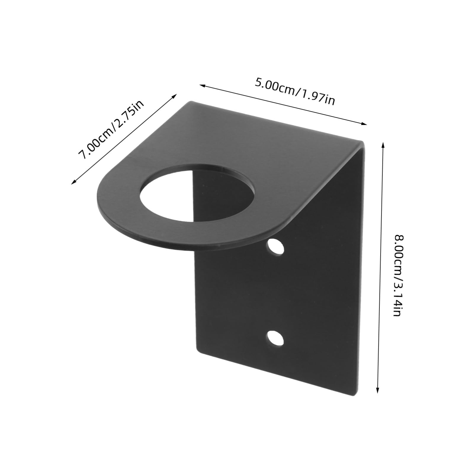 RORPOIR Wall-Mounted Soap Dispenser Holder Stainless Steel Pump Stand for Bathroom Versatile Storage for Shampoo Lotion Wash Easy Adhesive Installation Black