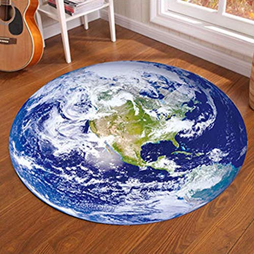 Tapis de lit rond moderne antidérapant et anti-tache pour cuisine