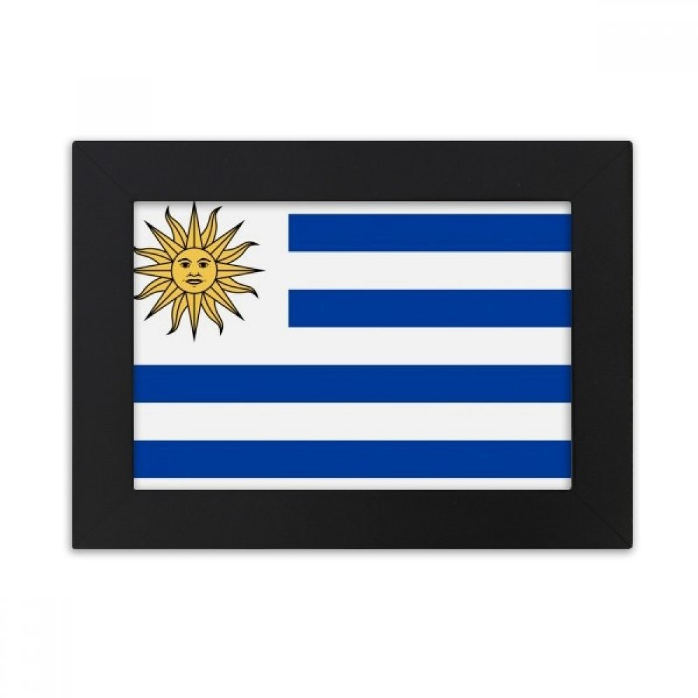 Cadre Photo Uruguay Pays Amérique du Sud Image Art Peinture Bureau Noir 4x6