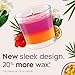 Glade 1-Wick 2in1 Scented Candle Jar, Hawaiian Breeze & Vanilla Passion Fruit, Air Freshener Infused with Essential Oils, 4.08 Oz, 2 Count