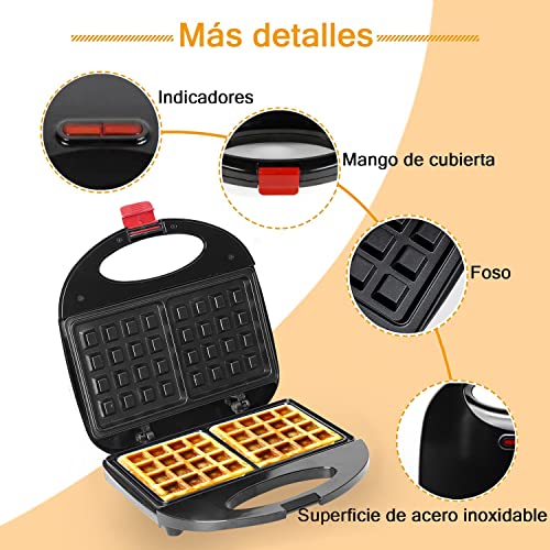 Listado y reviews de Waflera cuadrada los 10 mejores. 15 Listado y reviews de Waflera cuadrada los 10 mejores. 15