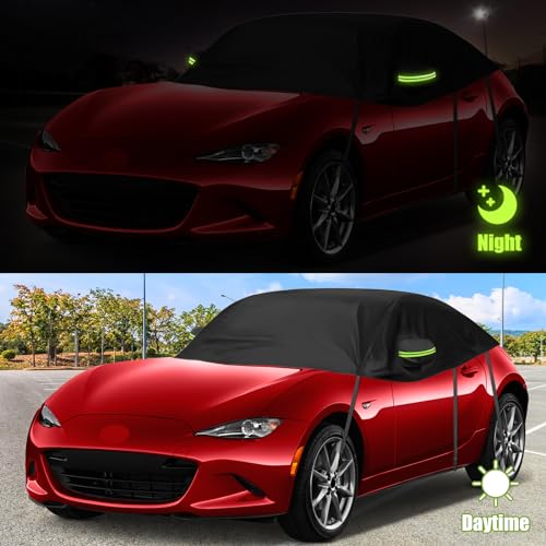 Image of Car Cover fit for Mazda MX-5 Miata MK4 ND 2015-2026, Half Garage Cover