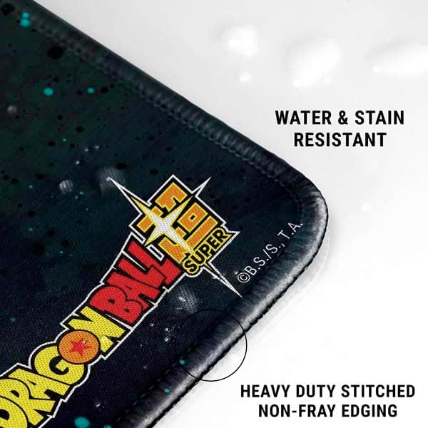 Skinit Large Gaming Mouse Pad - Officially Licensed Goku Ultra Instinct Design with Stitched Edges, Waterproof, Non-Slip Rubber Base, Desk Mat for Keyboard & Mouse, 31.5" x 11.8" inches